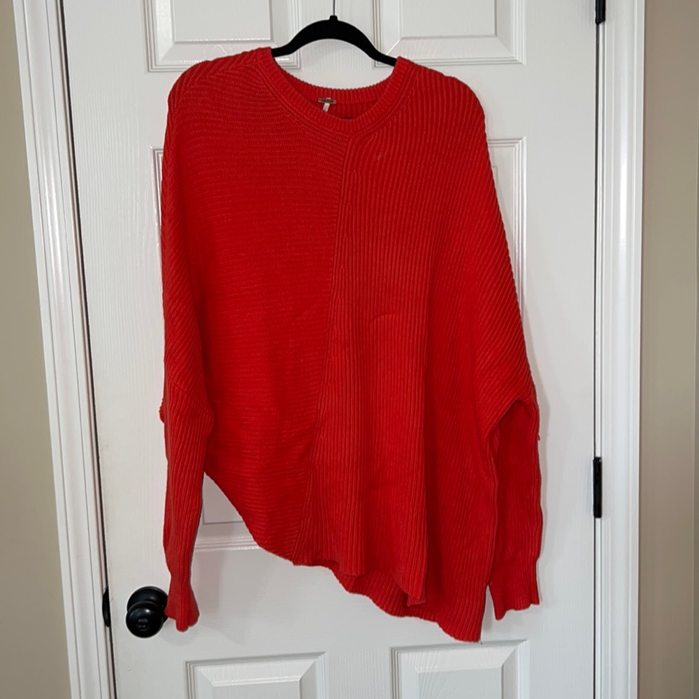 Free People Asymmetrical Sweater